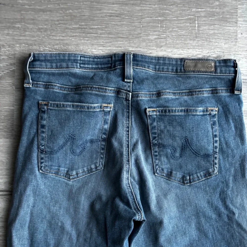 AG Adriano Goldschmied The‎ Prima Skinny Leg Jeans Women Size 29 Distressed Blue - Picture 8 of 9